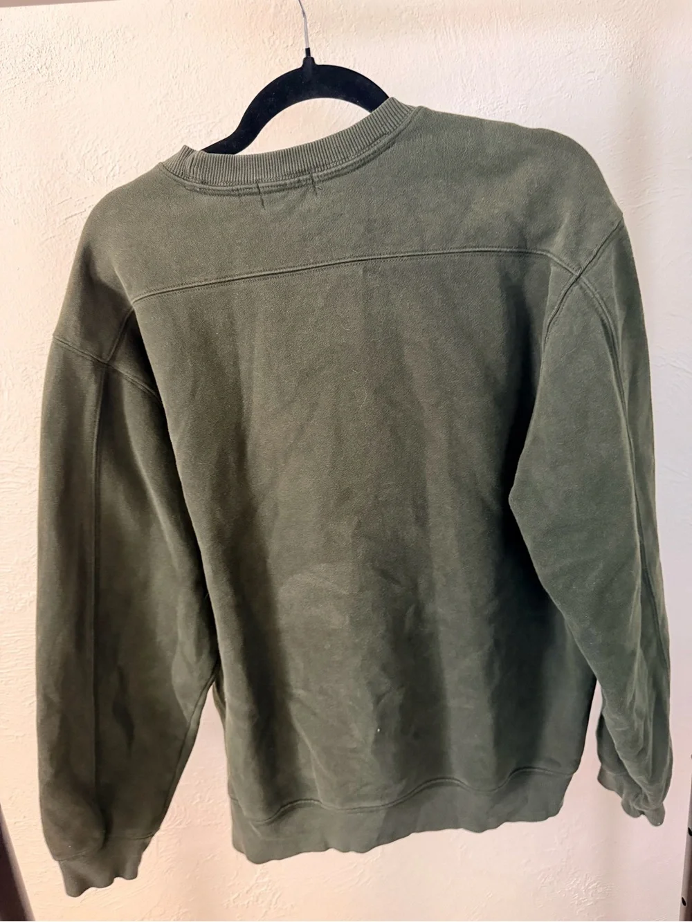 Izod Olive‎ Crewneck Pullover Sweatshirt